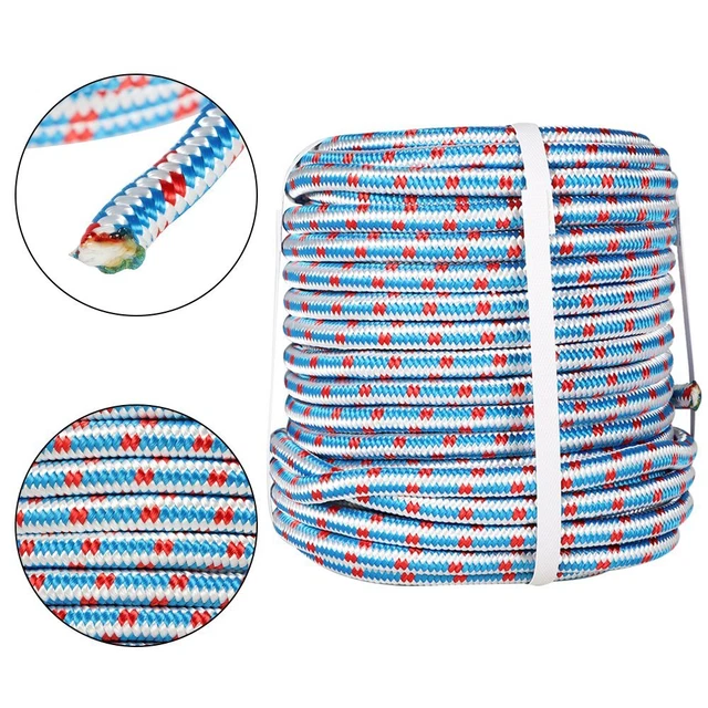 1/2" x 100' Braided Heavy Duty Braid Polyester Arborist Rigging Rope Garden