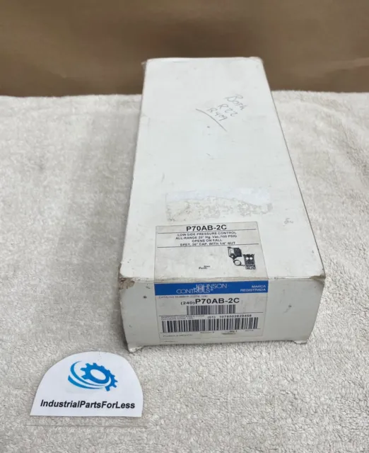 One New Johnson Controls Low Side Pressure Control  P70AB-2C