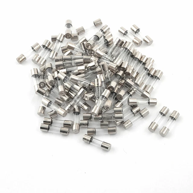 100 Pièces 250V 8A 5x20mm Coup Rapide Type Quick Tube En Verre Fusibles