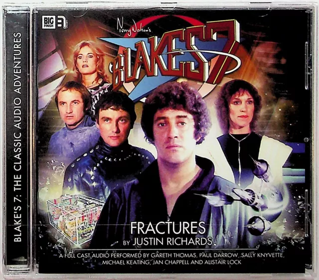 Blakes 7 -Fractures CD -NEW Audiobook Justin Richards (Big Finish) Gareth Thomas