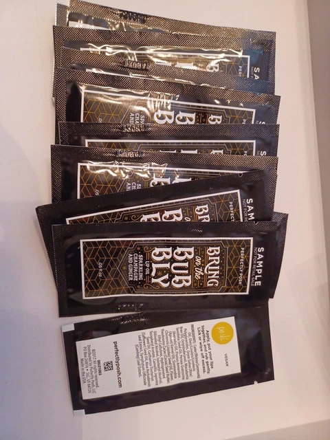 Muestras de aceite de labios Brimg On The Bubbly perfectamente elegantes