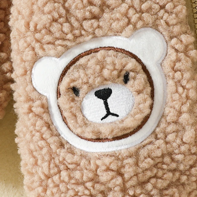 Newborn Baby Girls Boy Romper Cute Bear Warm Hooded Coat Jumpsuit Clothes Outfit 8