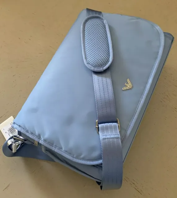 New $280 Armani Junior Baby Changing Bag LT Blue