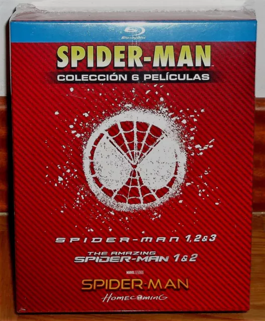 Spider-Man Spiderman Coleccion 6 Peliculas Blu-Ray Nuevo Precintado A-B-C