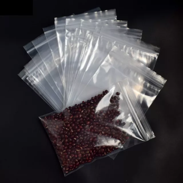 Grip Seal Bags Food and Freezer Safe Polythene Resealable