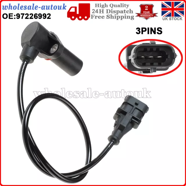 For Opel/Vauxhall Astra Astravan Mk4/5/G 1.7 Cdti Crankshaft Sensor 97226992