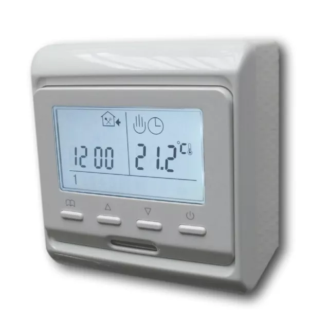 Digital Raumthermostat programmierbar Temperaturregler AUFPUTZ #z792ap