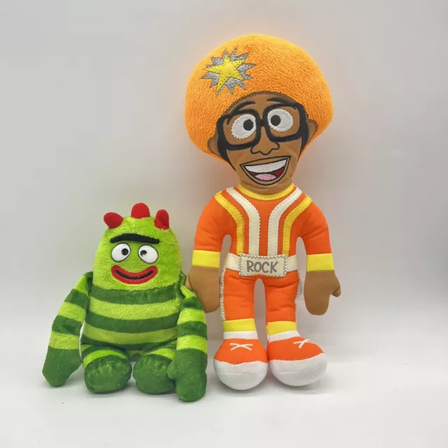 YO GABBA GABBA DJ Lance Rock Plush Doll Cartoon Figure Toy 12” Stuffed ...