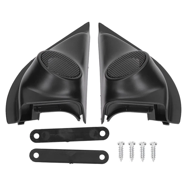 EMB 2PCS DOOR Pillar Tweeter Cover Trim Car Adaptations Replacement For