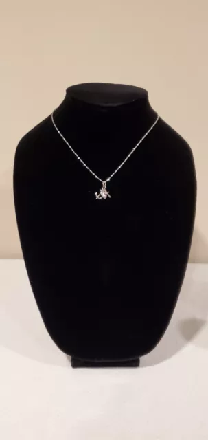 Anchor Cross & Heart .925 Sterling Silver Sailor Love Charm Necklace Pendant 16”