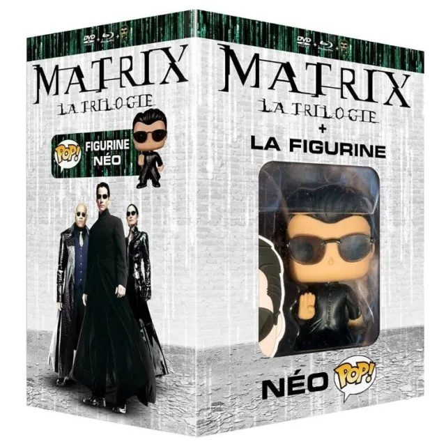 Coffret BD DVD - Matrix- La trilogie [+ Figurine Pop (Funko)]