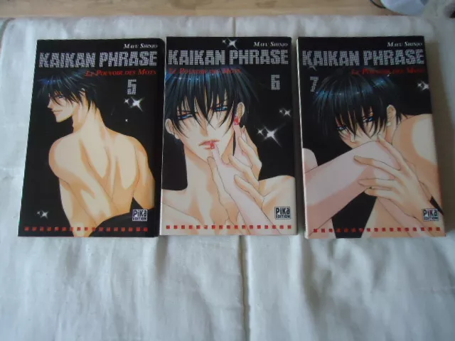 LOT Kaikan Phrase PIKA MANGA SHOJO GROUPE MUSIQUE 3 Tomes 5 6 7 Mayu Shinjo