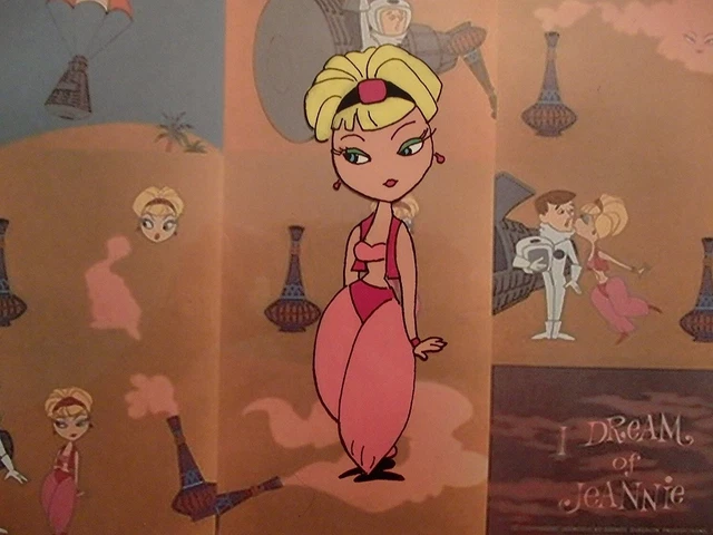 I Dream Of Jeanie Cartoon Art..( Cel, Sericel, serigraph, Lithograph..)(A)