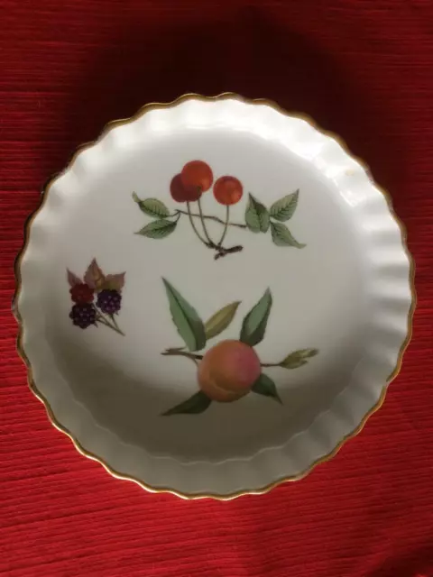 Royal Worcester Evesham - Small Flan Dish 7.1/2" Approx.