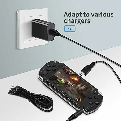 Sony PSP Charger Cable  Portable Charger PSP Power Cord PSP 1000 2000 3000 2 pcs