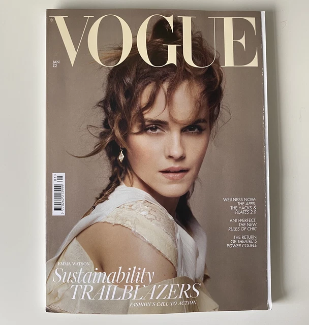 BRITISH VOGUE UK Magazine January 2024 Emma Watson Cover EUR 20,57
