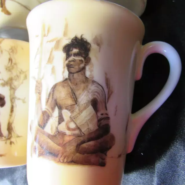 6 Vintage Brownie Downing Tea / Coffee Cups / Mugs 2