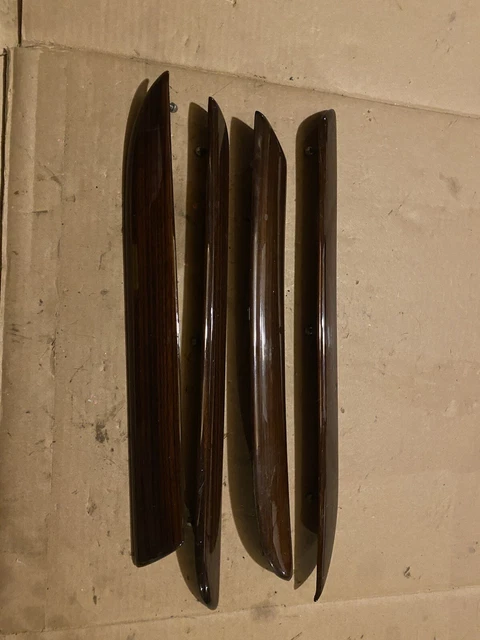 Cadillac Escalade EXT Truck Wood Grain Door Trim Set Left Right Side 02-06