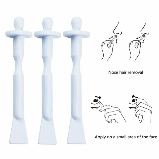 10 piezas herramienta de depilación nariz con palo de cera nariz con cera cabello RemI4Z8
