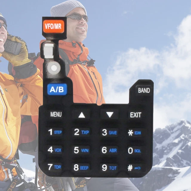 2pcs Two Way Radio Keyboard Accessories Numeric Keypad for Baofeng UV-5R UV-5RA