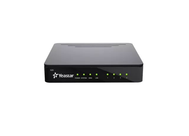 YeaStar S20 S20-000 VoIP SIP IP PBX 20 Ext IVR VM Skype 0 FXS 0 FXO 0 GSM