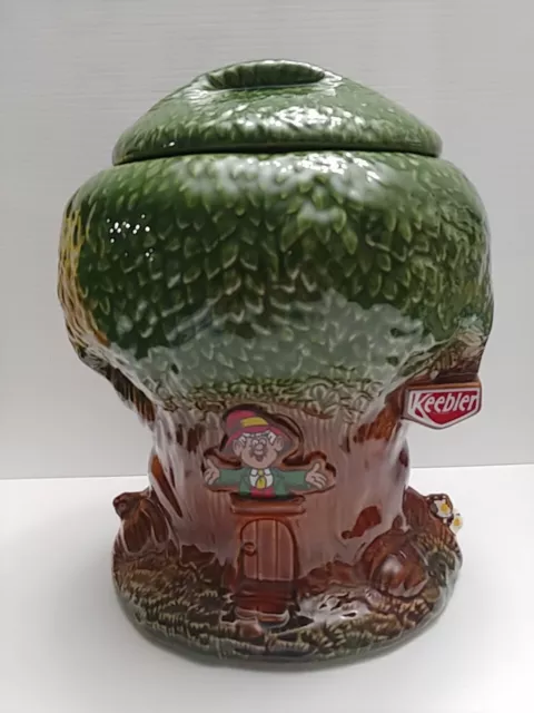 Keebler Elf Tree House Cookie Jar Vintage 1981 McCoy 350 USA