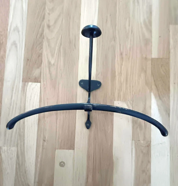 Cast Iron Metal Wall Mount Coat Hanger Hat Holder