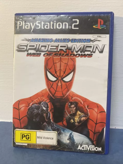 Spider-Man Web of Shadows PS2 PAL *Completed With Manual*