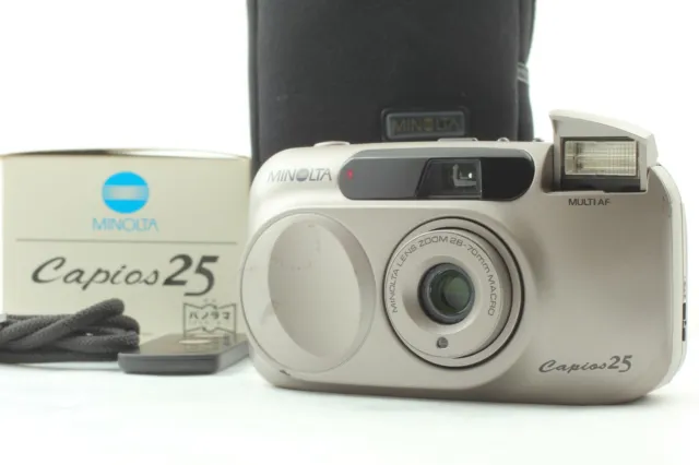 [ Near MINT in Box ] Minolta Capios 25 Point & Shoot 35mm Film Camera JAPAN