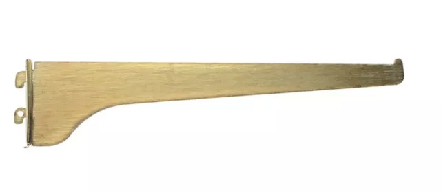 Knape & Vogt 180 BR 12 Brass Wall Mount Shelf Bracket 12 L in. (Pack of 10)