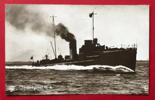 Foto AK Marine Schiffe & Seefahrt 1. WK Torpedoboot G. 8.   ( 88157