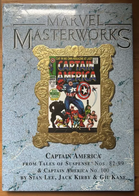 Marvel Masterworks Vol. 46 Captain America! DM Variant Ltd to 1436 SEALED!