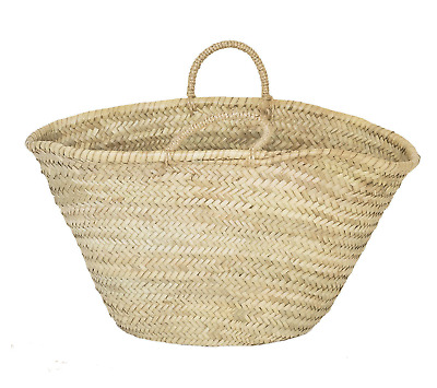 French Basket, Straw tote Moroccan beach bag, Tote Shopper Bag, Summer straw bag