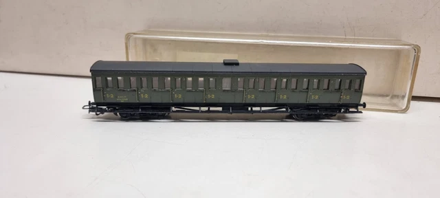 MMM-RG ???, Voiture Ancienne à 2 Essieux De 3ème Classe Avec Compartiment Dames Seules Type C6 3014 Est 2200
