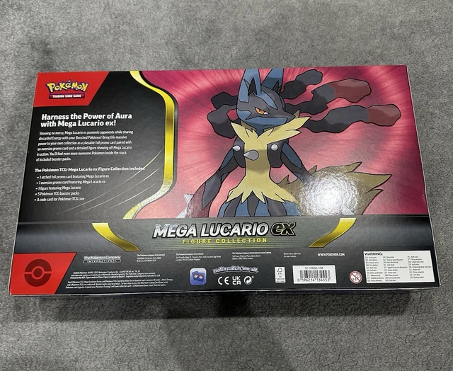 POKÉMON TCG: MEGA Lucario Ex Figure Collection - New & Sealed £52.70 ...