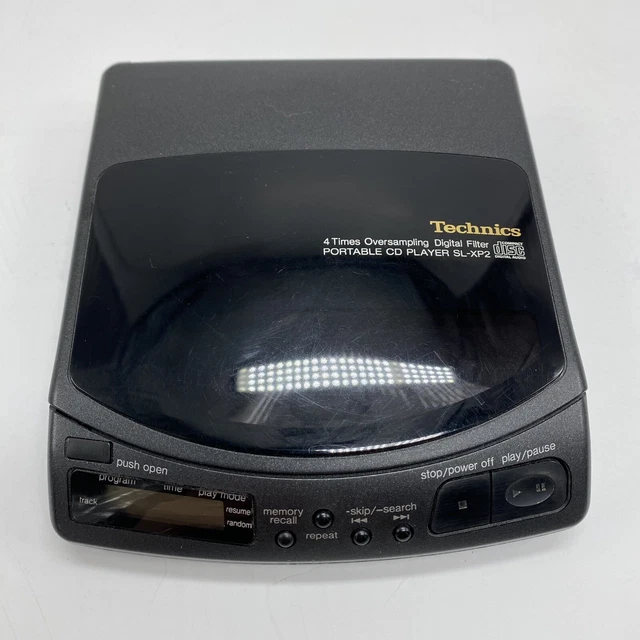 VINTAGE TECHNICS SLXP2 Portable CD Player Japan Made March 1990 Tested