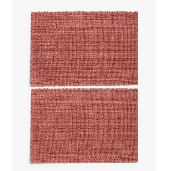 Set Di 2 John Lewis Frutto Rosa Tovagliette 33CM X 48CM 100% Cotone