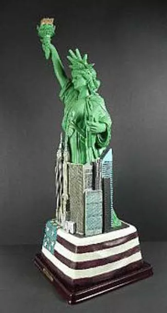 New York Freiheitsstatue Statue of Liberty,54 cm!!!,Souvenir USA,Wolkenkratzer,C