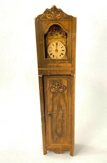 Vintage Objet Vitrine Publicitaire Horloge Comtoise Collants Le Bourget 1965