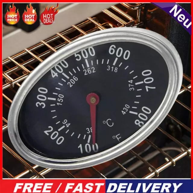 BBQ Grill Thermometer Accurate Gas Grill Heat Indicator for Grill/Barbecue/Oven