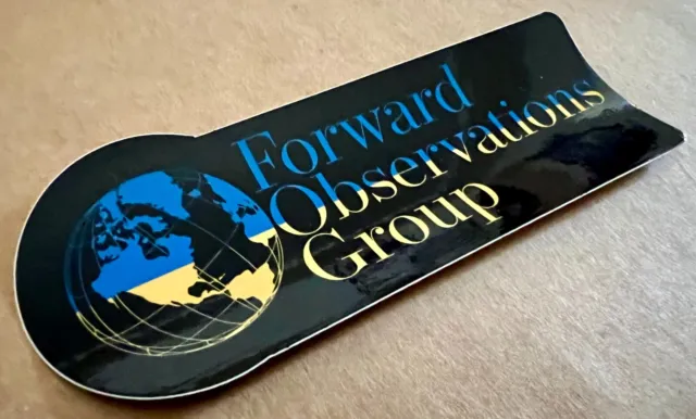 FOG Forward Observations Ukraine Corporate Logo Sticker