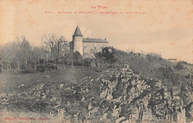 CPA Environs de Mazamet - Le château de Pont-de-Larn 33182