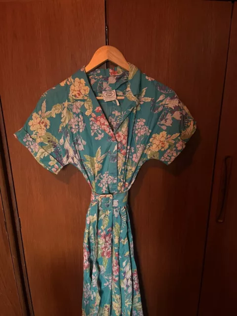 Laura Ashley 80’s Does 50’s Shirt Dress 12