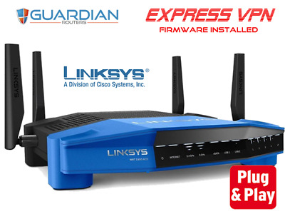 Linksys WRT1900ACS 'Next Gen Fast Lightway' Express VPN Router Fast VPN Speeds