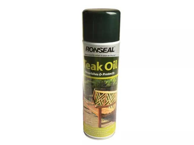 Ronseal - Muebles de jardín Aceite de teca Aerosol 500ml