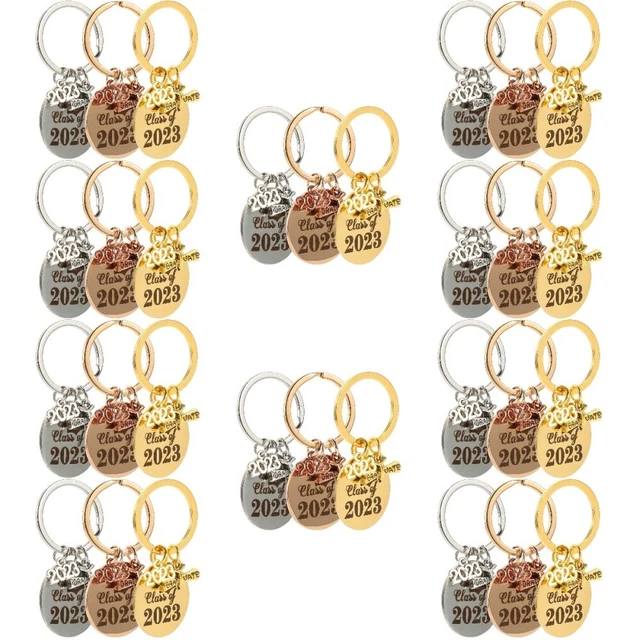10x Metal Meaningful Pendant Keychain Graduation Keychain Grad Keychain Gift