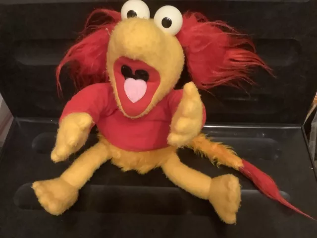 Fraggle Rock Vintage Red Soft Plush Toy, 1984