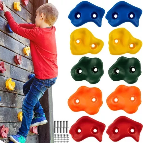 Klettergriffe/Steine für Kinder-Kletterwand 10 Stk.