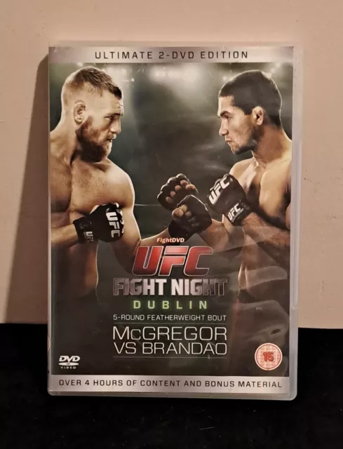 UFC Fight Night Dublin - Connor McGregor vs. Brandao DVD (2 Discs)