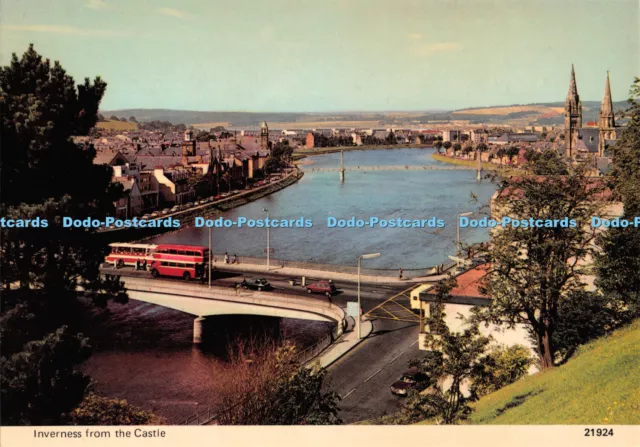 D055263 Inverness from the Castle. 21924. A Hail Caledonia Product. Whiteholme P